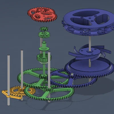 Cụm Bánh Răng Truyền Động Đồng Hồ (Clock Gear Train Assembly)