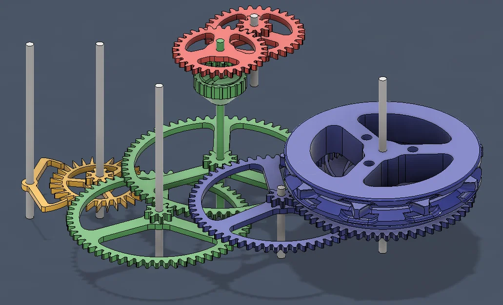 Cụm Bánh Răng Truyền Động Đồng Hồ (Clock Gear Train Assembly) - Image 2