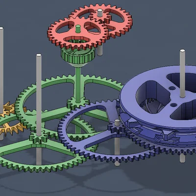 Cụm Bánh Răng Truyền Động Đồng Hồ (Clock Gear Train Assembly)