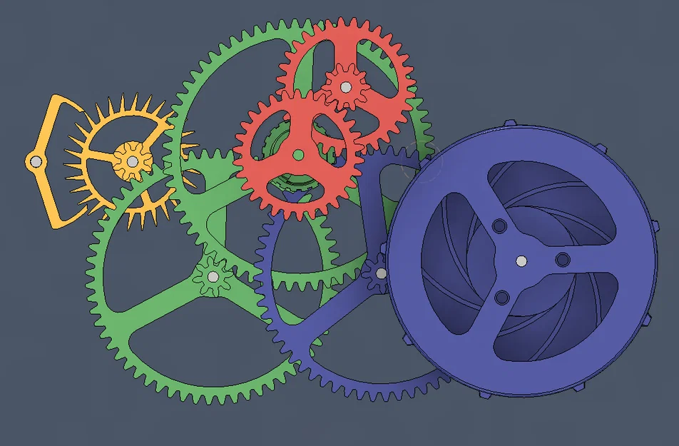 Cụm Bánh Răng Truyền Động Đồng Hồ (Clock Gear Train Assembly) - Image 3