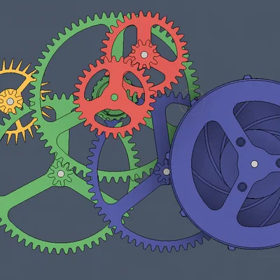 Cụm Bánh Răng Truyền Động Đồng Hồ (Clock Gear Train Assembly)