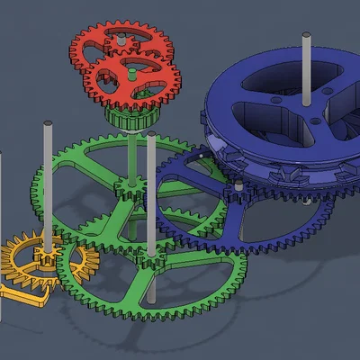 Cụm Bánh Răng Truyền Động Đồng Hồ (Clock Gear Train Assembly)