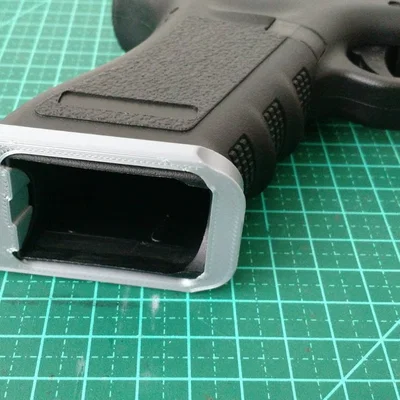 Magwell In 3D Cho Súng Airsoft Glock GBB Hỗ Trợ Thay Đạn Nhanh