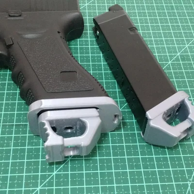 Speedplate in 3D cho băng đạn Glock Airsoft (Green Gas)