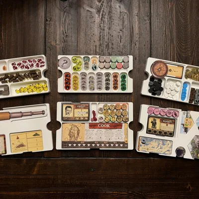 Insert/Organizer Robinson Crusoe Gamefound Collector’s Edition