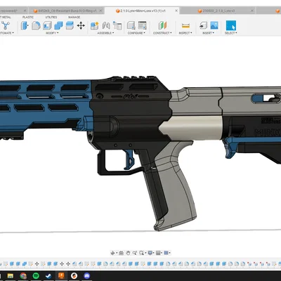 Mô hình súng Phi Mynx: Bản thiết kế tùy biến cho người đam mê in 3D