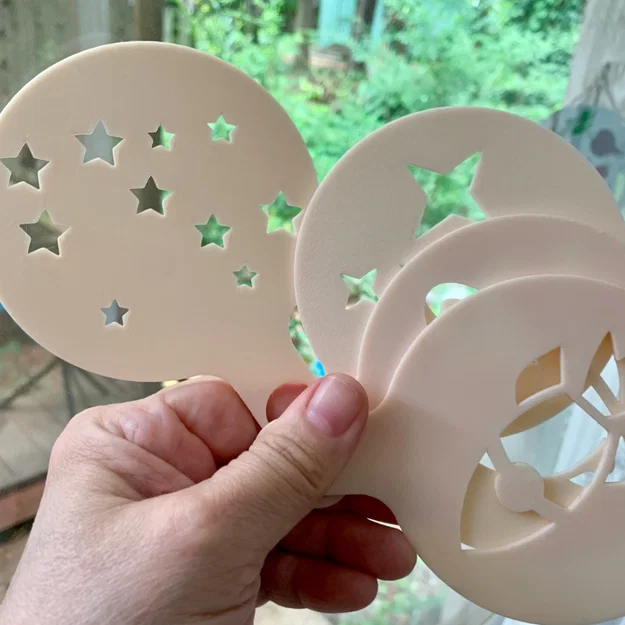 Stencil Cà Phê Chủ Đề Không Gian (cho Cappuccino, Latte, Cocoa) - Image 3