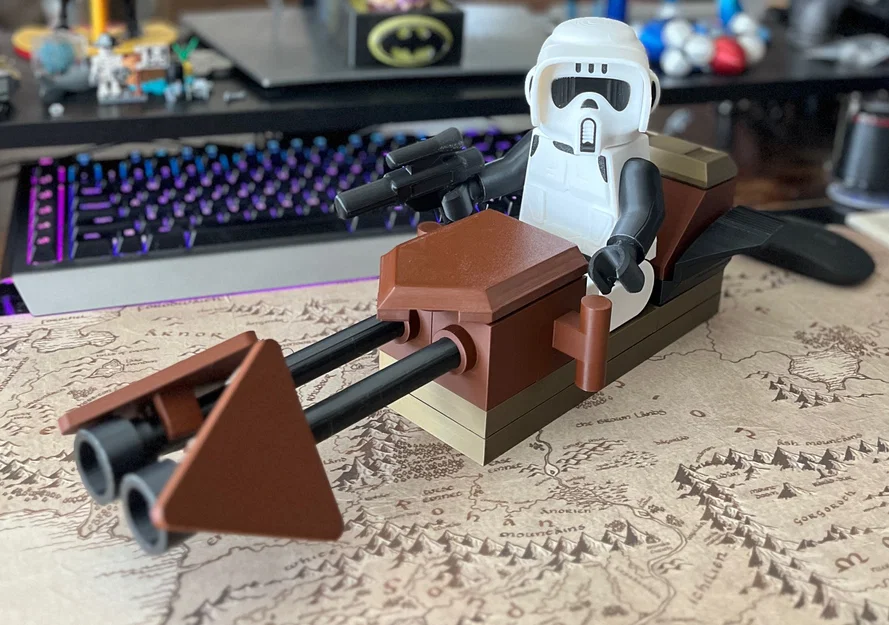 Speeder Bike cho BigBricks Scout Trooper - Image 1