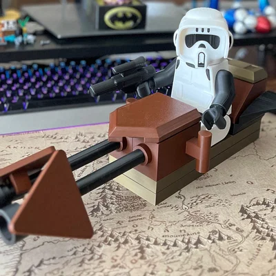 Speeder Bike cho BigBricks Scout Trooper