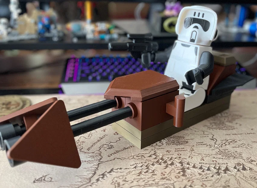 Speeder Bike cho BigBricks Scout Trooper - Image 2