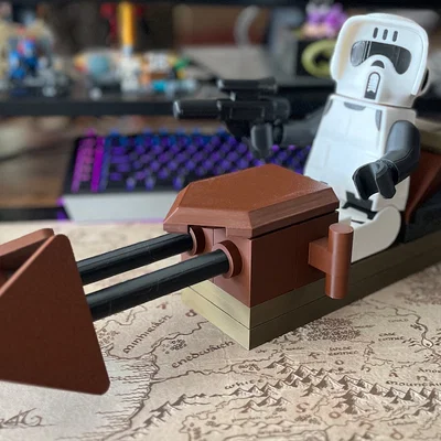 Speeder Bike cho BigBricks Scout Trooper