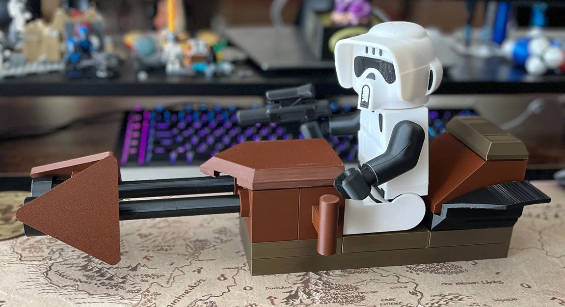 Speeder Bike cho BigBricks Scout Trooper - Image 3