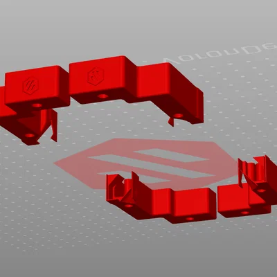 VORON 2.4: Che Dây Ở Góc Trên & Ngàm Gắn LED 45°