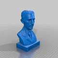 Tượng bán thân Tesla kèm bệ nhỏ có chú thích - Thumbnail 2