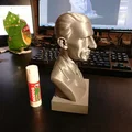 Tượng bán thân Tesla kèm bệ nhỏ có chú thích - Thumbnail 11