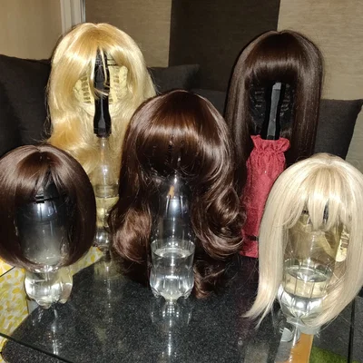 Giá Đỡ Tóc Giả Từ Chai Nước Ngọt (Bottle Wig Stand)