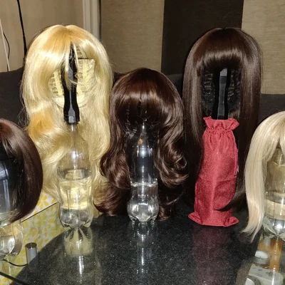 Giá Đỡ Tóc Giả Từ Chai Nước Ngọt (Bottle Wig Stand)