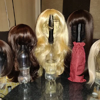 Giá Đỡ Tóc Giả Từ Chai Nước Ngọt (Bottle Wig Stand)