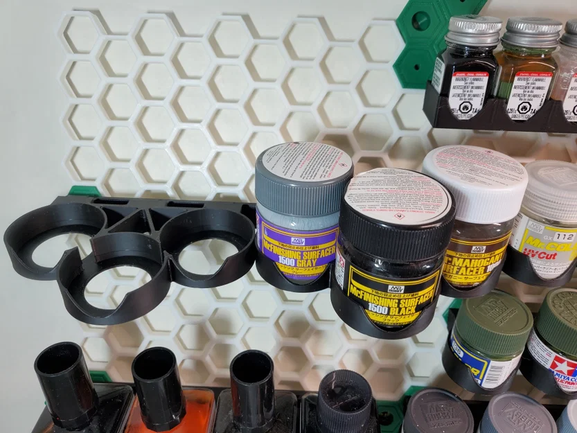 HSW Modular Paint Rack – Giá/Khay Đựng Sơn Modular Cho Honeycomb Storage Wall - Image 4
