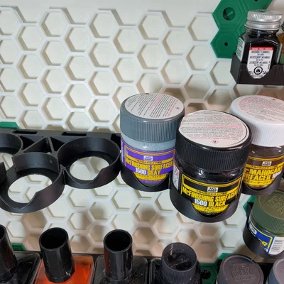HSW Modular Paint Rack – Giá/Khay Đựng Sơn Modular Cho Honeycomb Storage Wall