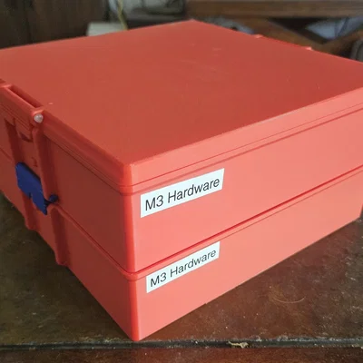 Hộp Lưu Trữ Xếp Chồng Gridfinity 5x5 Có Nắp