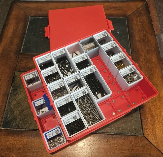 Hộp Lưu Trữ Xếp Chồng Gridfinity 5x5 Có Nắp - Image 4