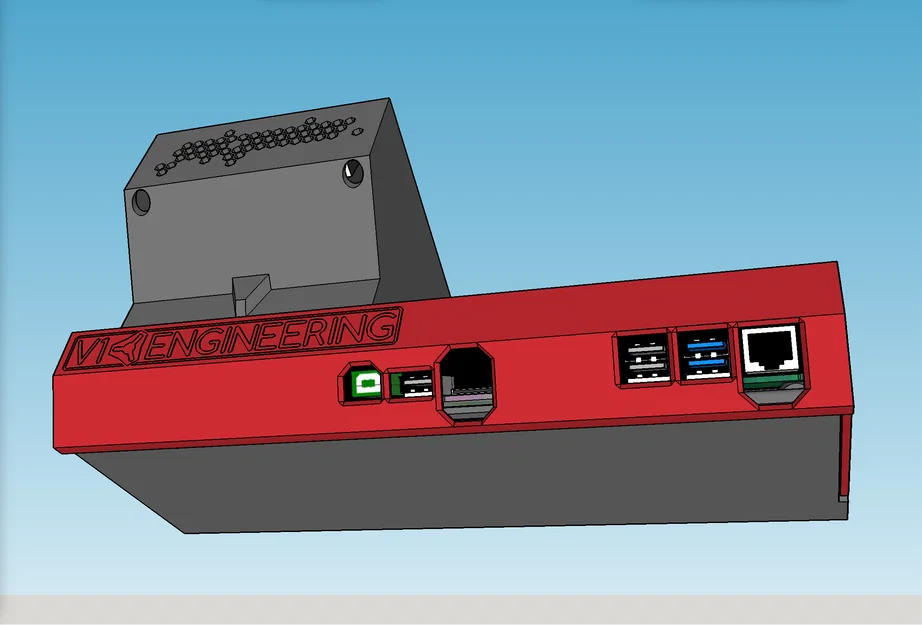 LowRider 3 CNC: vỏ hộp điều khiển cho Raspberry Pi 4b, SKR Pro 1.2, TFT35 E3 (v1.3.3) - Image 3