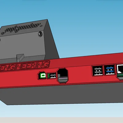 LowRider 3 CNC: vỏ hộp điều khiển cho Raspberry Pi 4b, SKR Pro 1.2, TFT35 E3 (v1.3.3)