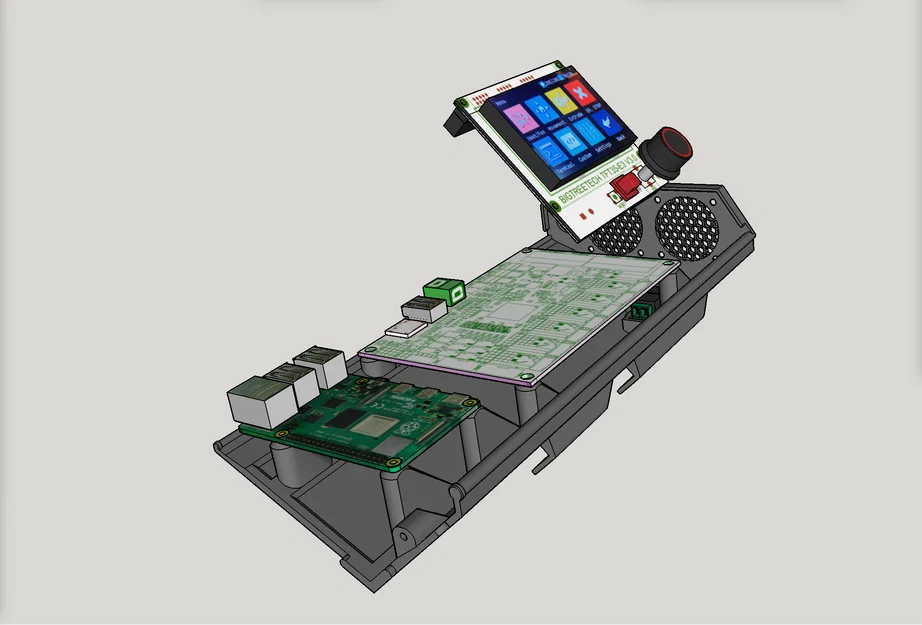 LowRider 3 CNC: vỏ hộp điều khiển cho Raspberry Pi 4b, SKR Pro 1.2, TFT35 E3 (v1.3.3) - Image 5