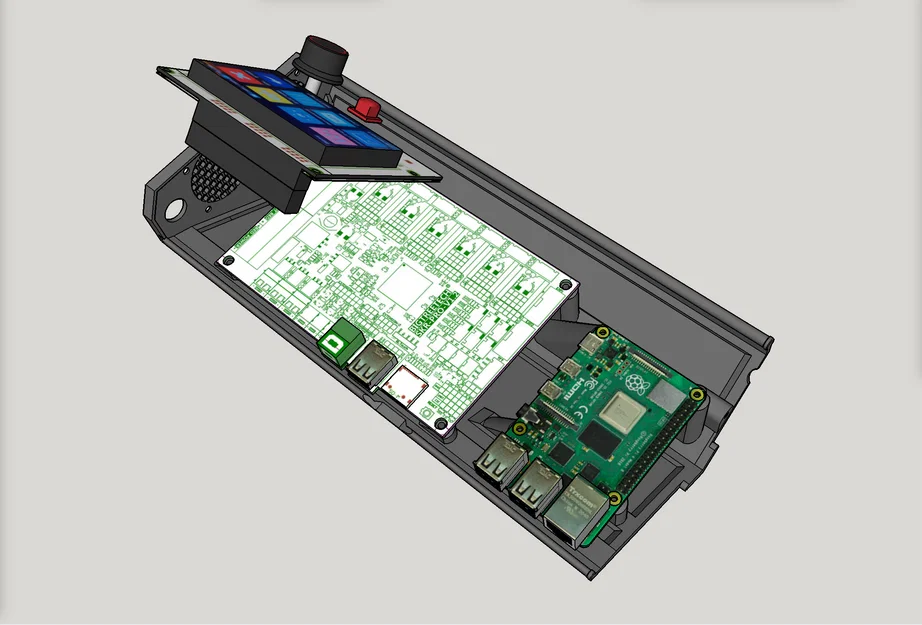 LowRider 3 CNC: vỏ hộp điều khiển cho Raspberry Pi 4b, SKR Pro 1.2, TFT35 E3 (v1.3.3) - Image 7