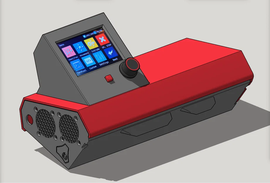LowRider 3 CNC: vỏ hộp điều khiển MIRRORED cho Pi 4b, SKR Pro 1.2, TFT35 E3 - Image 1