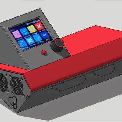 LowRider 3 CNC: vỏ hộp điều khiển MIRRORED cho Pi 4b, SKR Pro 1.2, TFT35 E3