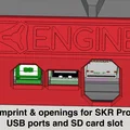 LowRider 3 CNC: vỏ hộp điều khiển MIRRORED cho Pi 4b, SKR Pro 1.2, TFT35 E3 - Thumbnail 5