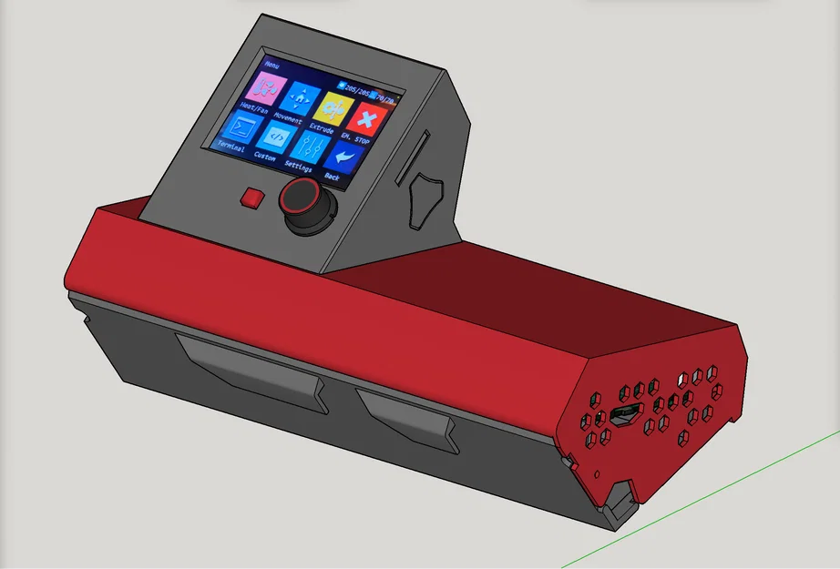 LowRider 3 CNC: vỏ hộp điều khiển MIRRORED cho Pi 4b, SKR Pro 1.2, TFT35 E3 - Image 6