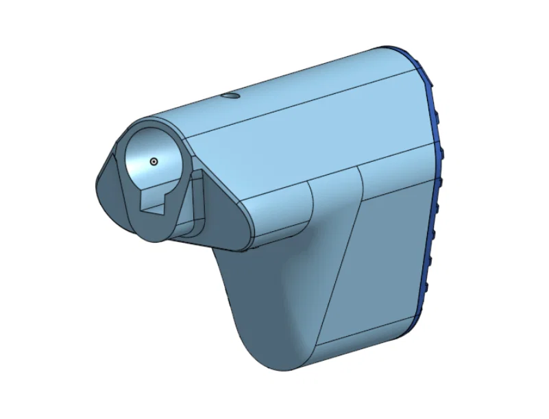 Báng súng Airsoft M4/M16 chứa pin (Battery Stock) in 3D - Image 1