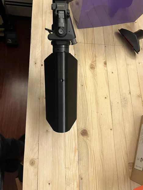 Báng súng Airsoft M4/M16 chứa pin (Battery Stock) in 3D - Image 3
