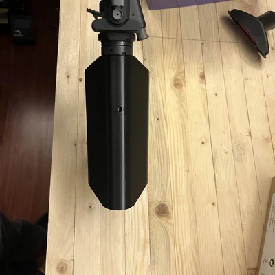 Báng súng Airsoft M4/M16 chứa pin (Battery Stock) in 3D