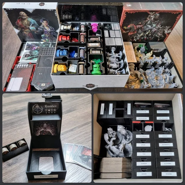 Black Rose Wars Rebirth - Organizer (Khay/Insert cho base + Kickstarter) - Image 1
