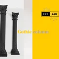 Mô hình cột kiến trúc Gothic 01 (Gothic column 01) cho kiến trúc sư - Thumbnail 2