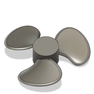 Cánh quạt chân vịt 3D (Propeller) cho mô hình tàu thuyền DIY