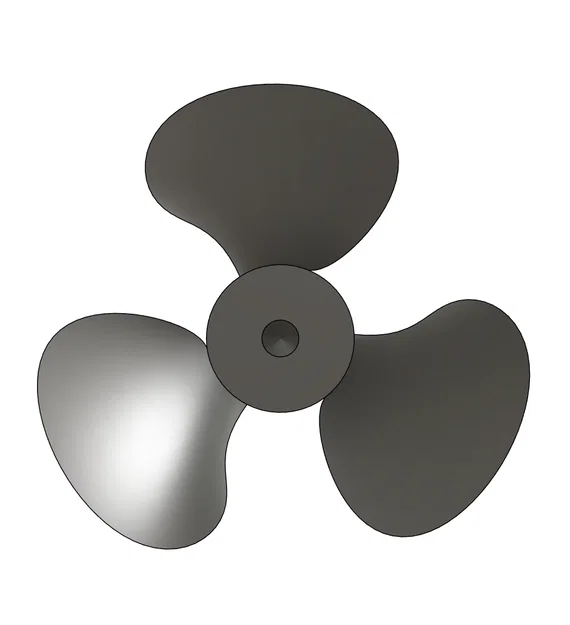 Cánh quạt chân vịt 3D (Propeller) cho mô hình tàu thuyền DIY - Image 3