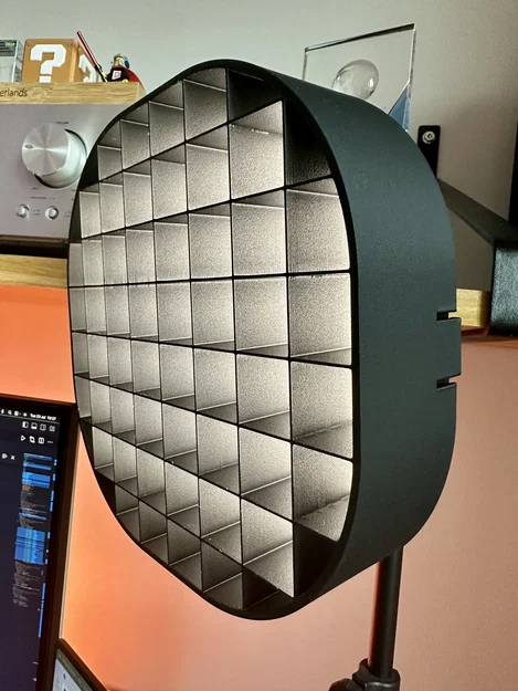 Lưới Grid gắn snap-on cho Elgato Key Light Air - Image 1