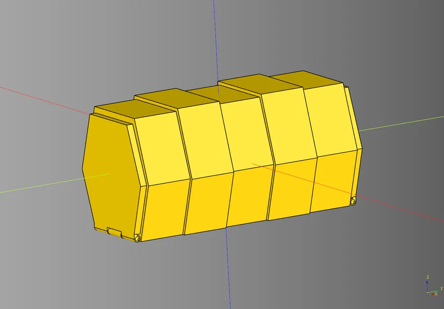 Container vận chuyển địa hình in liền khối, cửa mở được (Print-In-Place) - Image 11