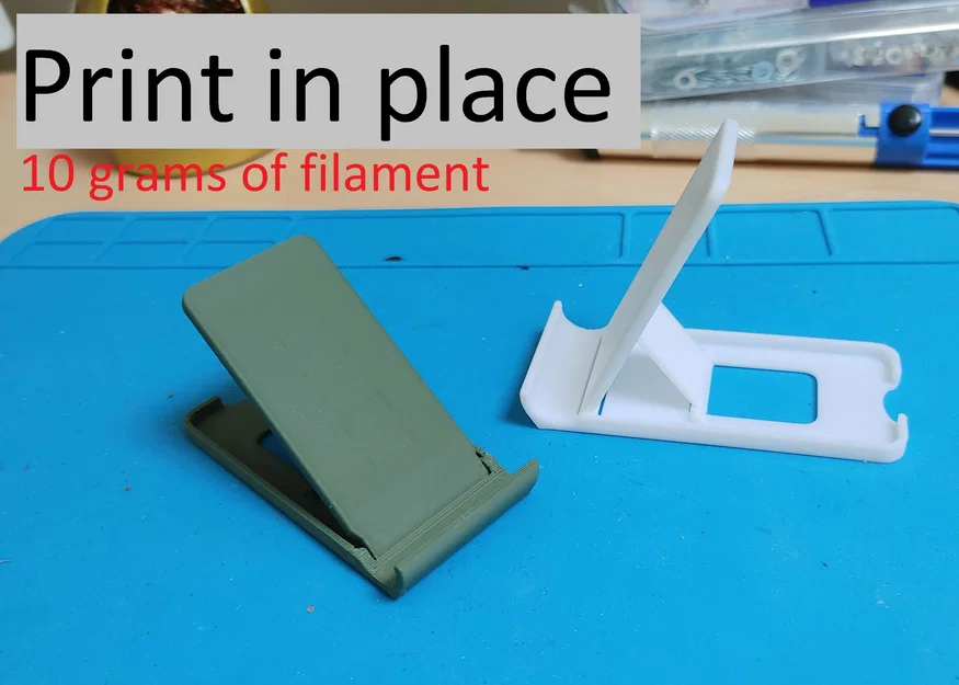 Giá đỡ điện thoại điều chỉnh được (Print-in-place) - Image 1