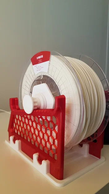 Gravity Spool Holder – Mod Base Nhẹ Hơn (Giảm Vật Liệu/In Nhanh) - Image 1