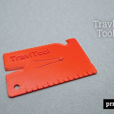 TravlTool - Dụng cụ đa năng cỡ thẻ tín dụng cho du lịch