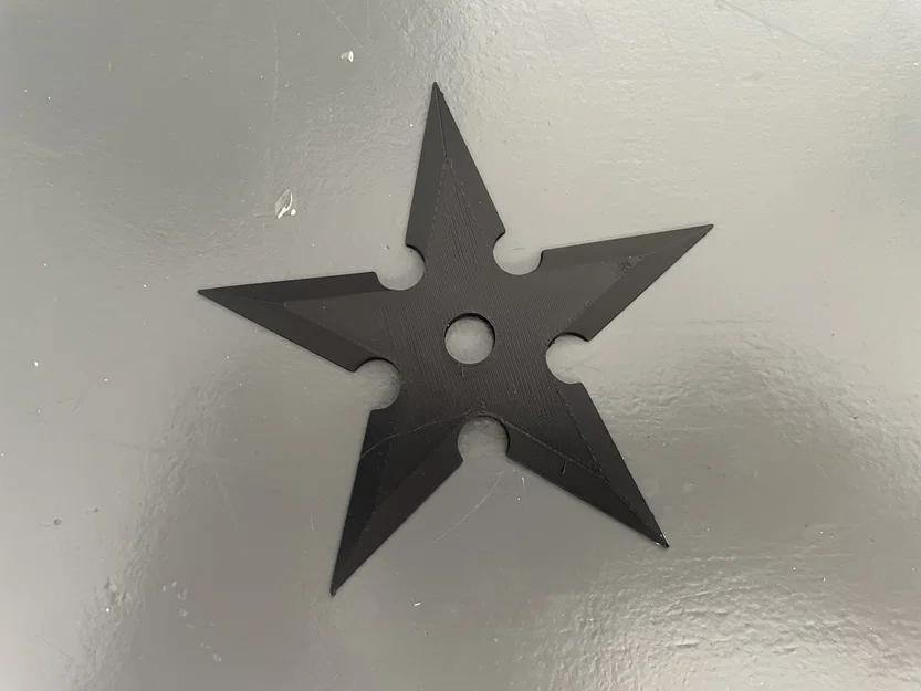 Phi tiêu Ninja 3D (Throwing Star) - Mẫu in giải trí cực chất - Image 1