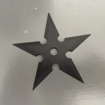 Phi tiêu Ninja 3D (Throwing Star) - Mẫu in giải trí cực chất