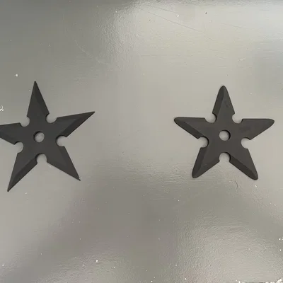 Phi tiêu Ninja 3D (Throwing Star) - Mẫu in giải trí cực chất