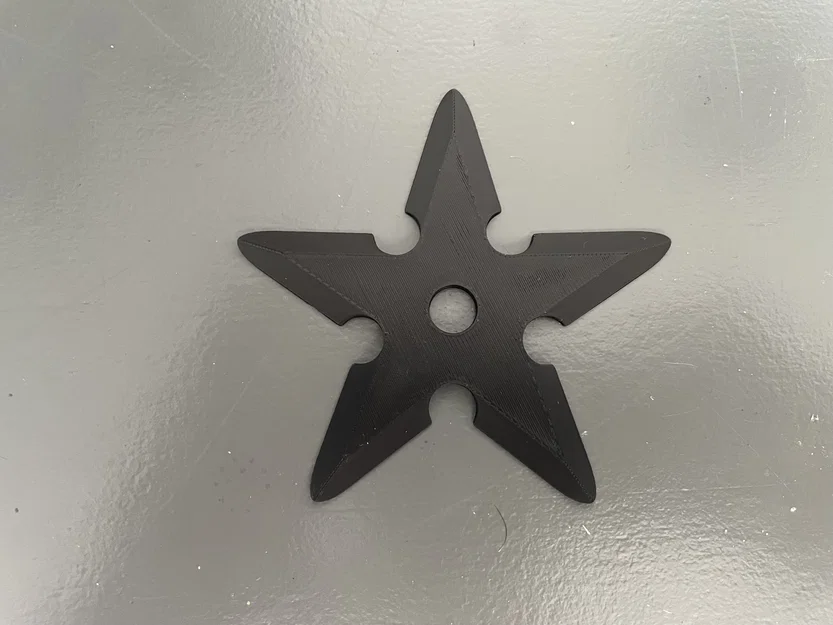 Phi tiêu Ninja 3D (Throwing Star) - Mẫu in giải trí cực chất - Image 3